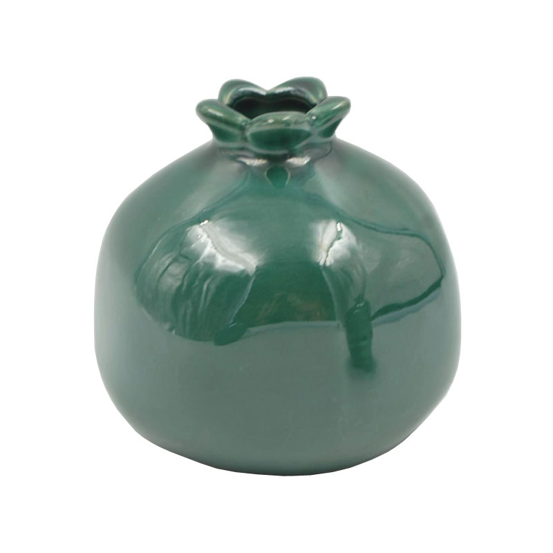 Διακοσμητικό Ρόδι Πράσινο Τυρκουάζ 12εκ. Royal Art FEX0/05GR (Υλικό: Κεραμικό, Χρώμα: Πράσινο ) – Royal Art Collection – FEX0/05GR
