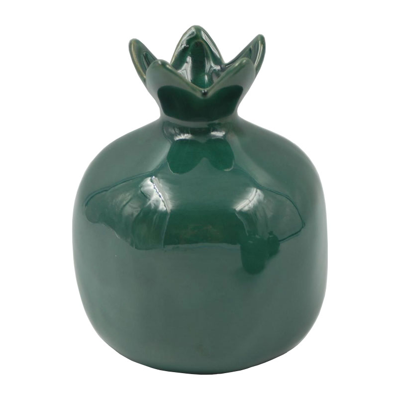Διακοσμητικό Ρόδι Κεραμικό Πράσινο 14εκ. Royal Art FEX0/06GR (Υλικό: Κεραμικό, Χρώμα: Πράσινο ) – Royal Art Collection – FEX0/06GR