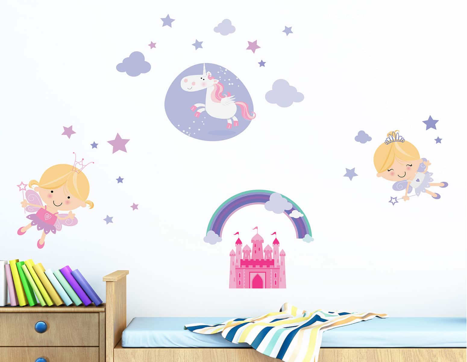 Αυτοκόλλητο Τοίχου Happy Fairies Ango 120×80εκ. 18106 – ango – ANGO_18106