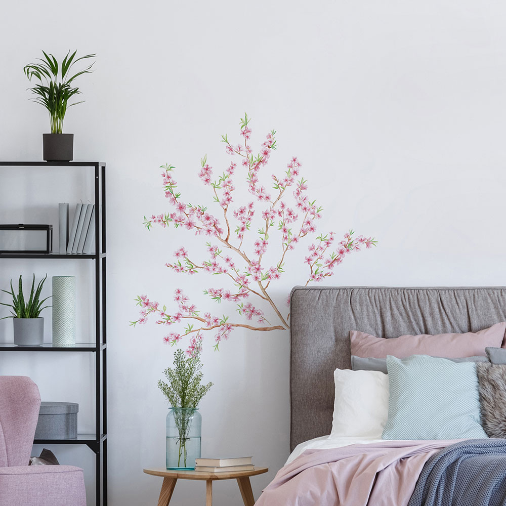 Αυτοκόλλητα Τοίχου Βινυλίου Peach Brance 70×70εκ. ANGO 44232 – ango – ANGO_44232