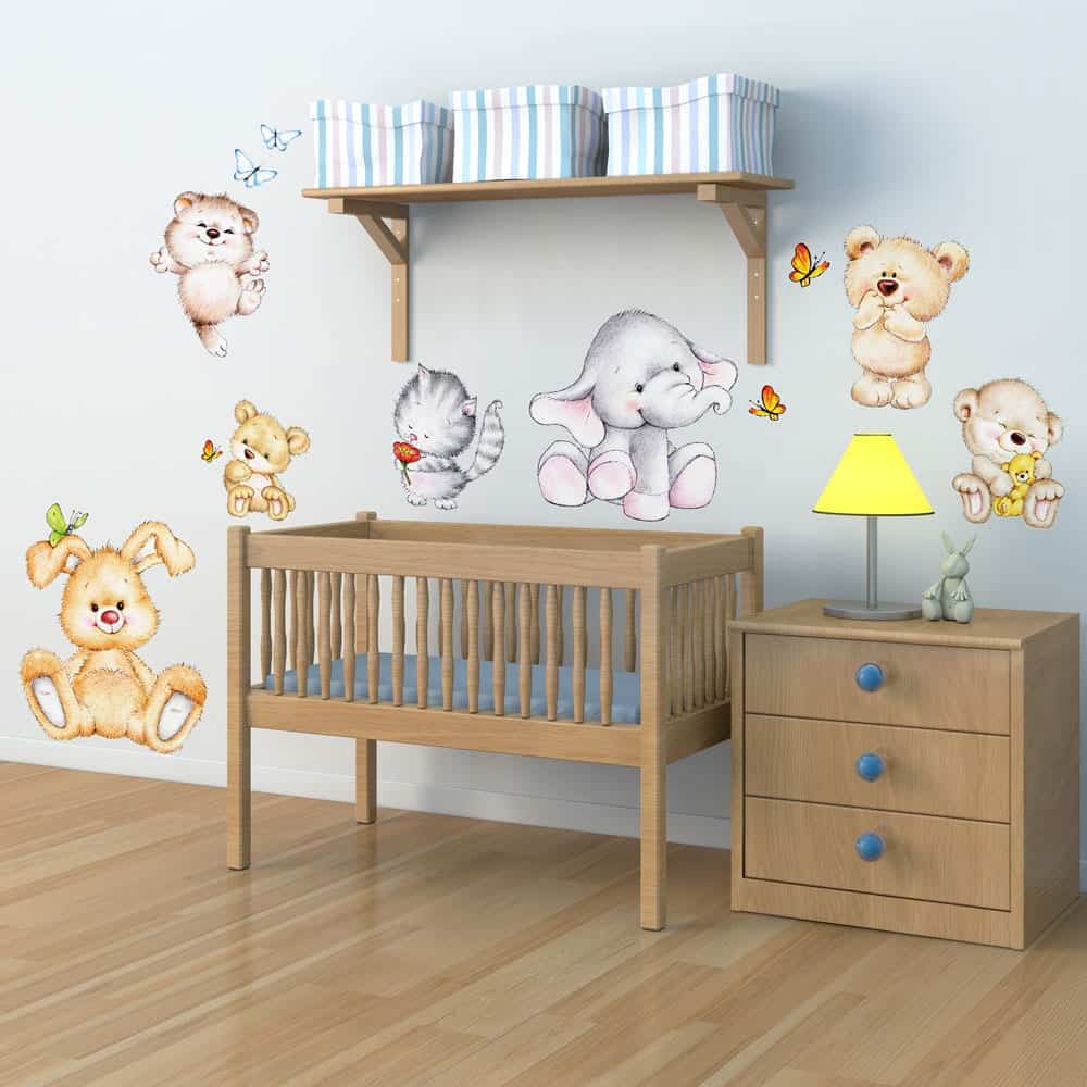 Αυτοκόλλητα Τοίχου Βινυλίου Cute Animals 180×100εκ. ANGO 18304 – ango – ANGO_18304
