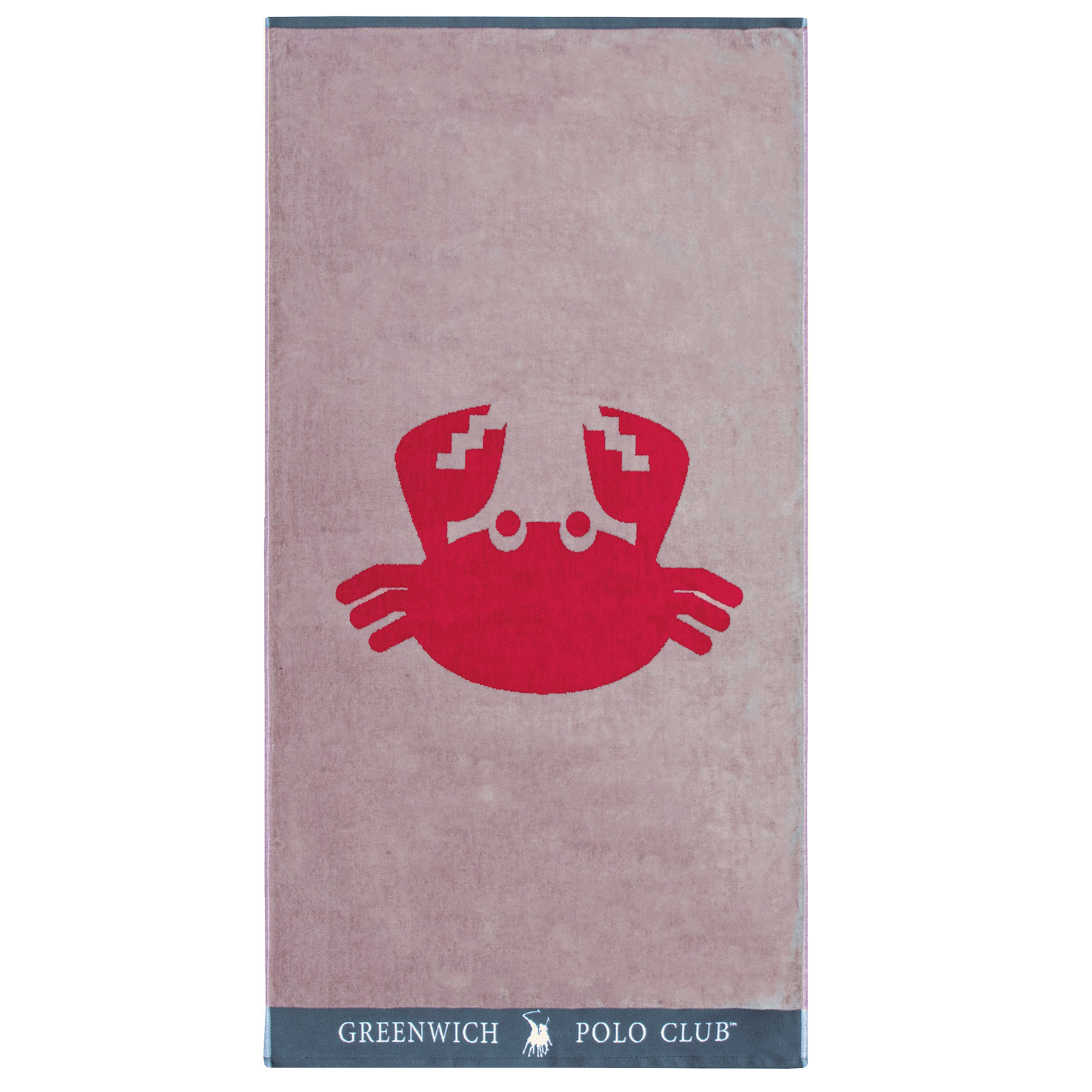 Πετσέτα Θαλάσσης Βαμβακερή 70×140εκ. Beach Towel 3661 Greenwich Polo Club Junior (Ύφασμα: Βαμβάκι 100%, Χρώμα: Κόκκινο) – Greenwich Polo Club – 267701403661