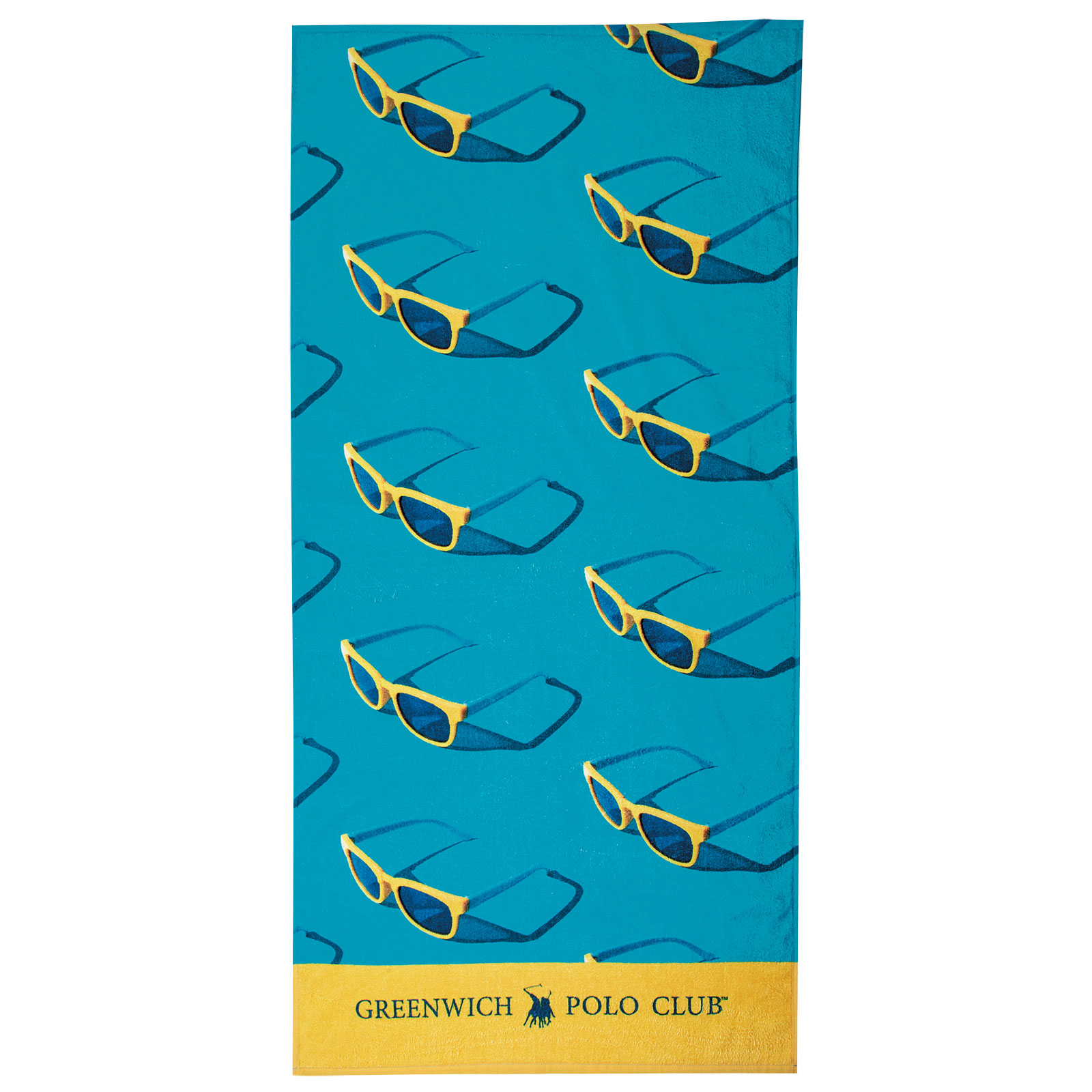 Πετσέτα Θαλάσσης Βαμβακερή 70×140εκ. Beach Towel 3720 Greenwich Polo Club Junior (Ύφασμα: Βαμβάκι 100%, Χρώμα: Μπλε) – Greenwich Polo Club – 267701403720