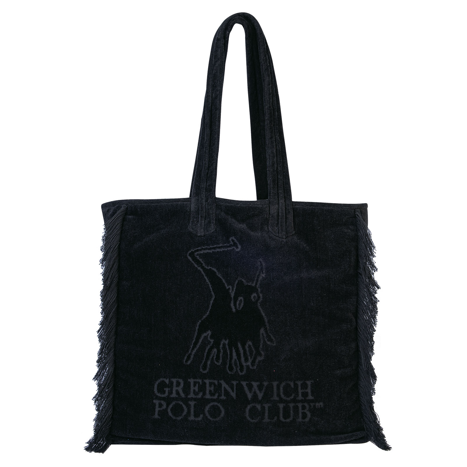Τσάντα Θαλάσσης Βαμβακερή 42×45εκ. Essential 3656 Greenwich Polo Club (Ύφασμα: Βαμβάκι 100%, Χρώμα: Μαύρο) – Greenwich Polo Club – 268424503656