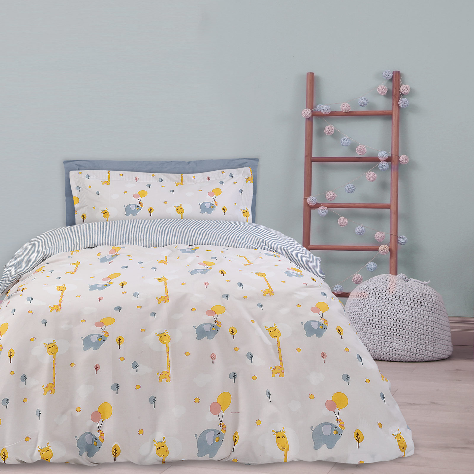 Πάπλωμα 2 Όψεων Polycotton Μονό 160×240εκ. 4824 Das Kids (Ύφασμα: Βαμβάκι 100%, Χρώμα: Μπλε, Μέγεθος: Μονά) – DAS KIDS – 401909104824