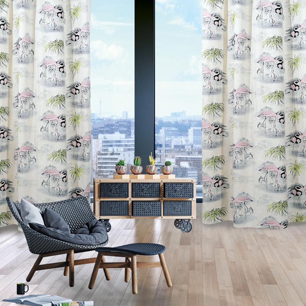 Κουρτίνα Polyester 140×280εκ. Curtain Line 2063 Das Home (Ύφασμα: Polyester, Χρώμα: Ροζ) – Das Home – 420142802063