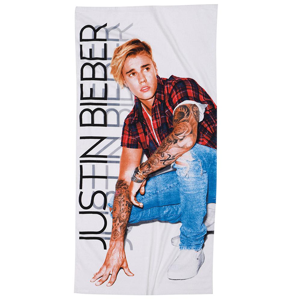 Πετσέτα Θαλάσσης Βαμβακερή 70×140εκ. Justin Bieber 5806 Cartoon Kids (Ύφασμα: Βαμβάκι 100%, Χρώμα: Κόκκινο) – CARTOON KIDS – 420708705806
