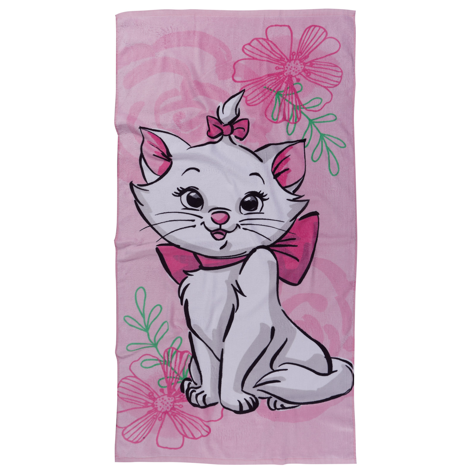 Πετσέτα Θαλάσσης Βαμβακερή 70×140εκ. Marie Cat 5849 Disney (Ύφασμα: Βαμβάκι 100%, Χρώμα: Ροζ) – Disney – 420708705849