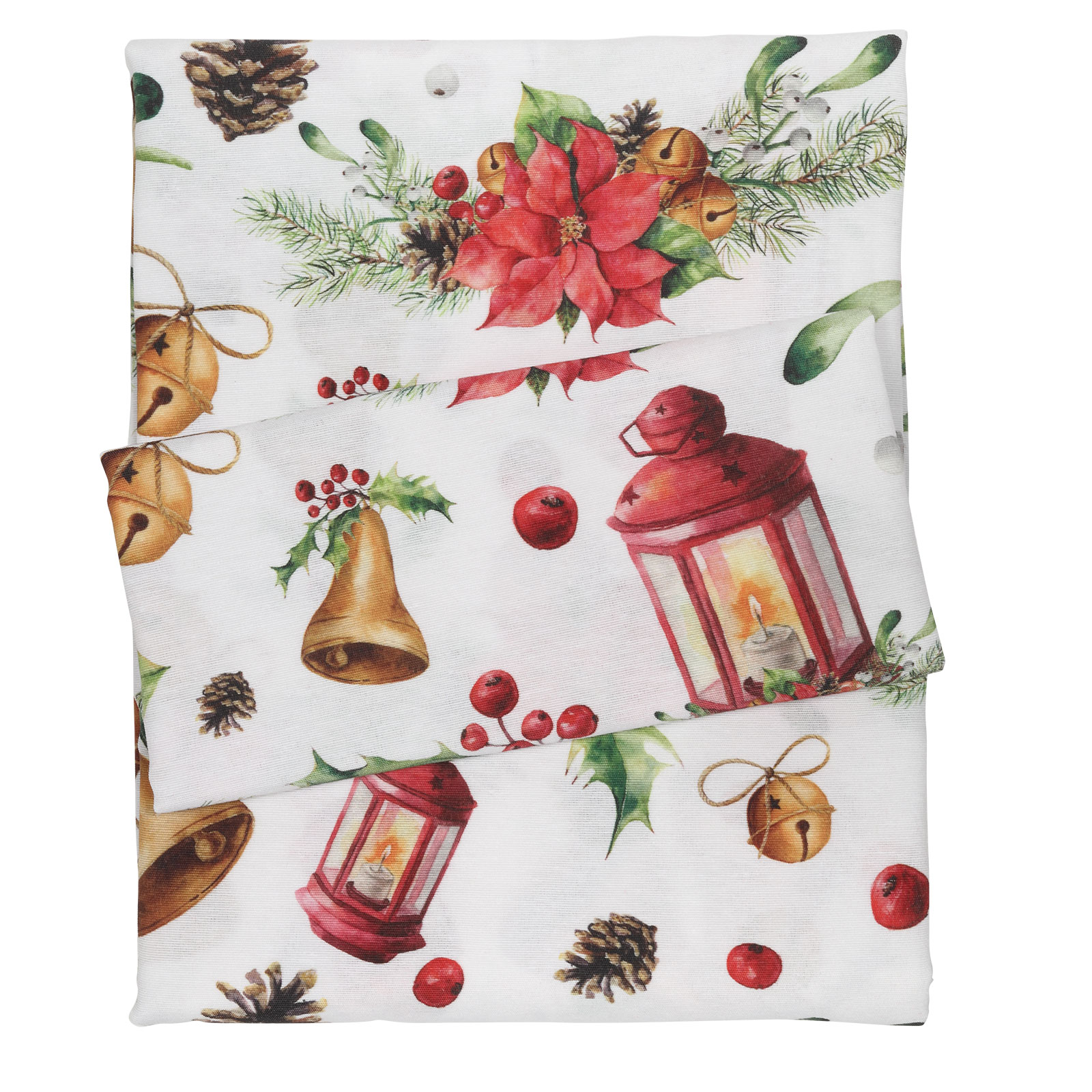 Χριστουγεννιάτικο Runner Polycotton 45×140εκ. Christmas 0624 Das Home (Ύφασμα: 60% Cotton – 40% Polyester, Χρώμα: Κόκκινο) – Das Home – 427501400624