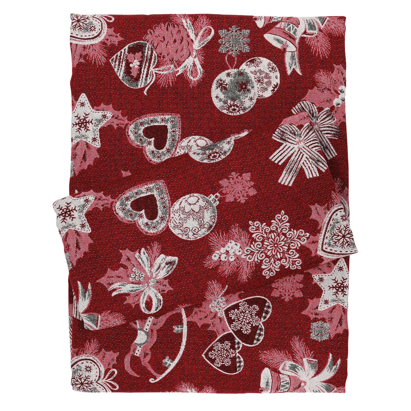 Χριστουγεννιάτικο Runner Polycotton 45×140εκ. Christmas 0626 Das Home (Χρώμα: Κόκκινο, Ύφασμα: 70% Πολυεστέρας-30% Βαμβάκι) – Das Home – 427501400626
