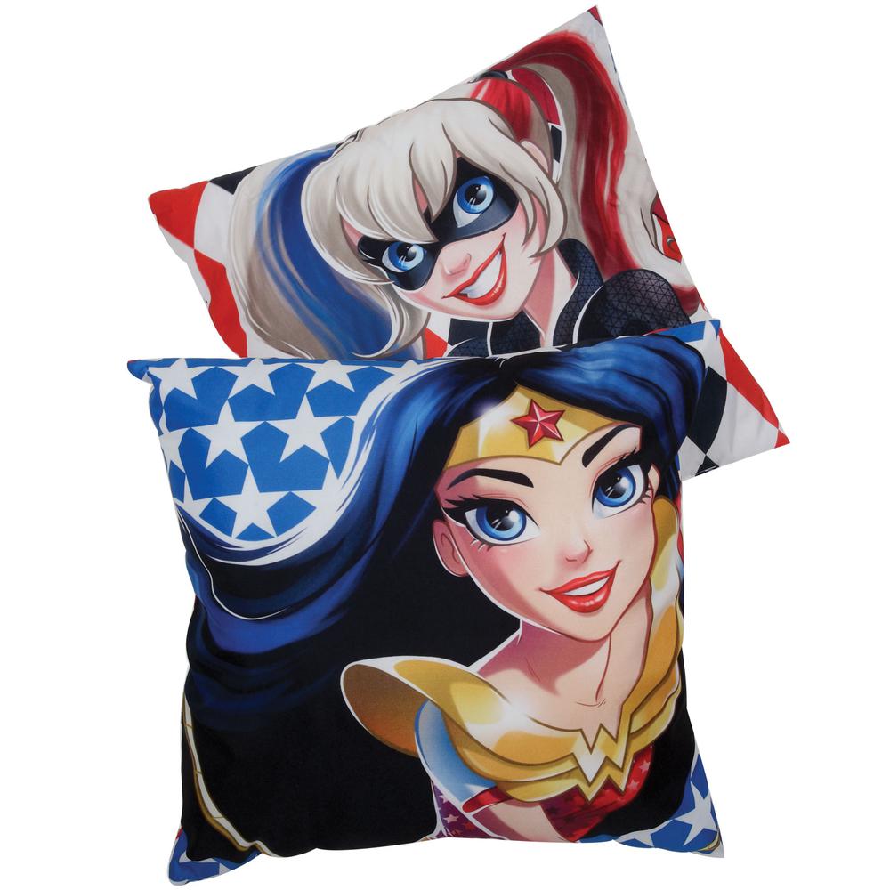 Μαξιλάρι Διακοσμητικό Polyester 40×40εκ. Super Hero Gilrs 5504 DC (Ύφασμα: Polyester, Χρώμα: Μπλε) – DC – 533404005504