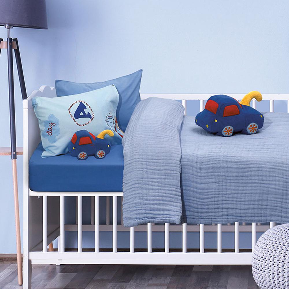 Κουβέρτα-Μουσελίνα Κούνιας 110×150εκ. Μπεμπέ Das Baby 6475 – Das Baby – 620515006475