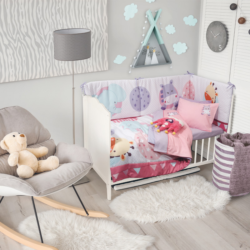 Σετ Σεντόνια Μπεμπέ 120×160εκ. Das Baby 6507 – Das Baby – 632111106507