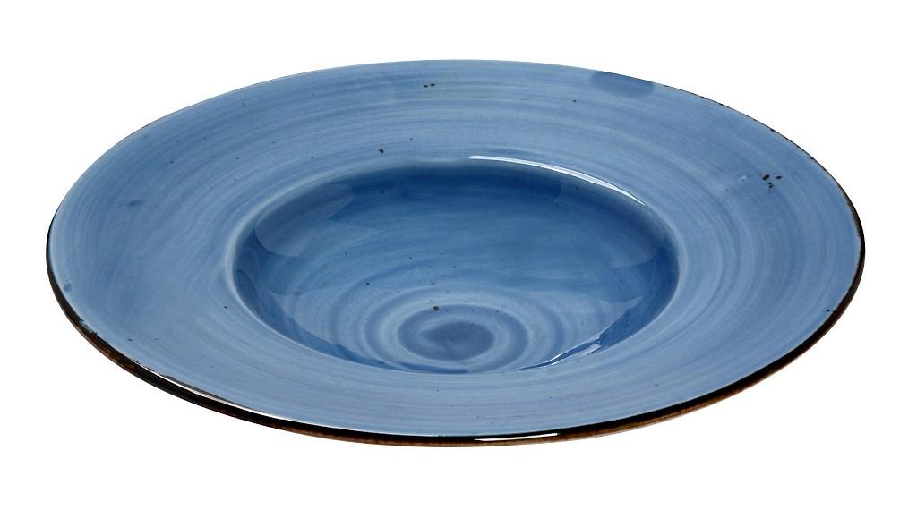 Πιάτο Βαθύ Πορσελάνης Terra Blue ESPIEL 27x4,5εκ. TLF106K6 (Σετ 6 Τεμάχια) (Υλικό: Πορσελάνη, Χρώμα: Μπλε) - ESPIEL - TLF106K6 49902