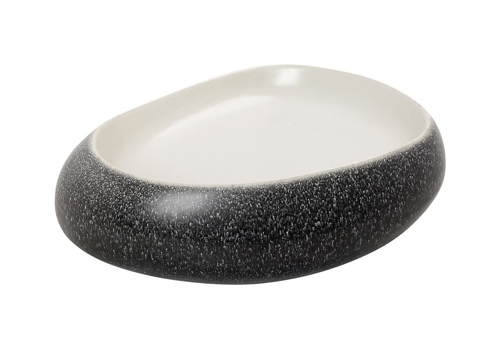 Πιάτο Φαγητού Stoneware Pebble ESPIEL 23x18x7εκ. GMT118 (Χρώμα: Λευκό, Υλικό: Stoneware) – ESPIEL – GMT118