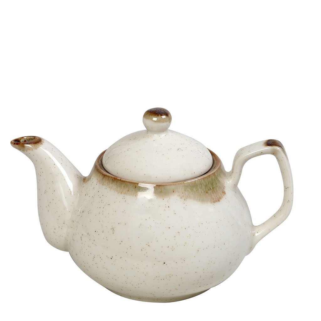 Τσαγιέρα Stoneware Reactive Beige Essentials ESPIEL 21x17x15εκ. OWQ108K1 (Χρώμα: Μπεζ, Υλικό: Stoneware) – ESPIEL – OWQ108K1