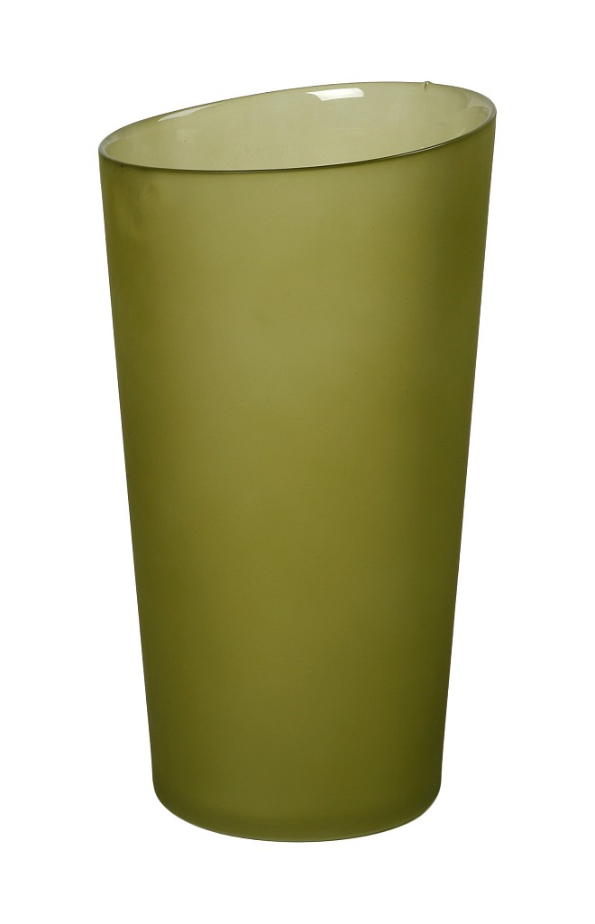 Βάζο Γυάλινο Lime Caprice ESPIEL 16x16x29εκ. DAC1706 (Υλικό: Γυαλί, Χρώμα: Lime) - ESPIEL - DAC1706 150127