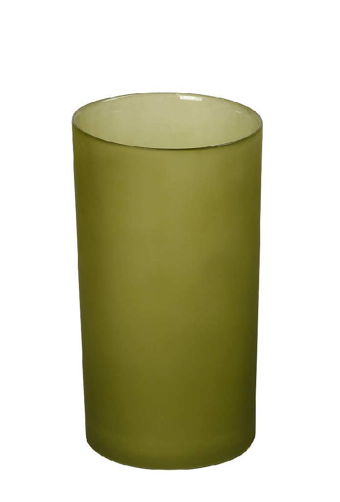 Βάζο Γυάλινο Lime Caprice ESPIEL 13x13x24εκ. DAC1710 (Υλικό: Γυαλί, Χρώμα: Lime) - ESPIEL - DAC1710 150131