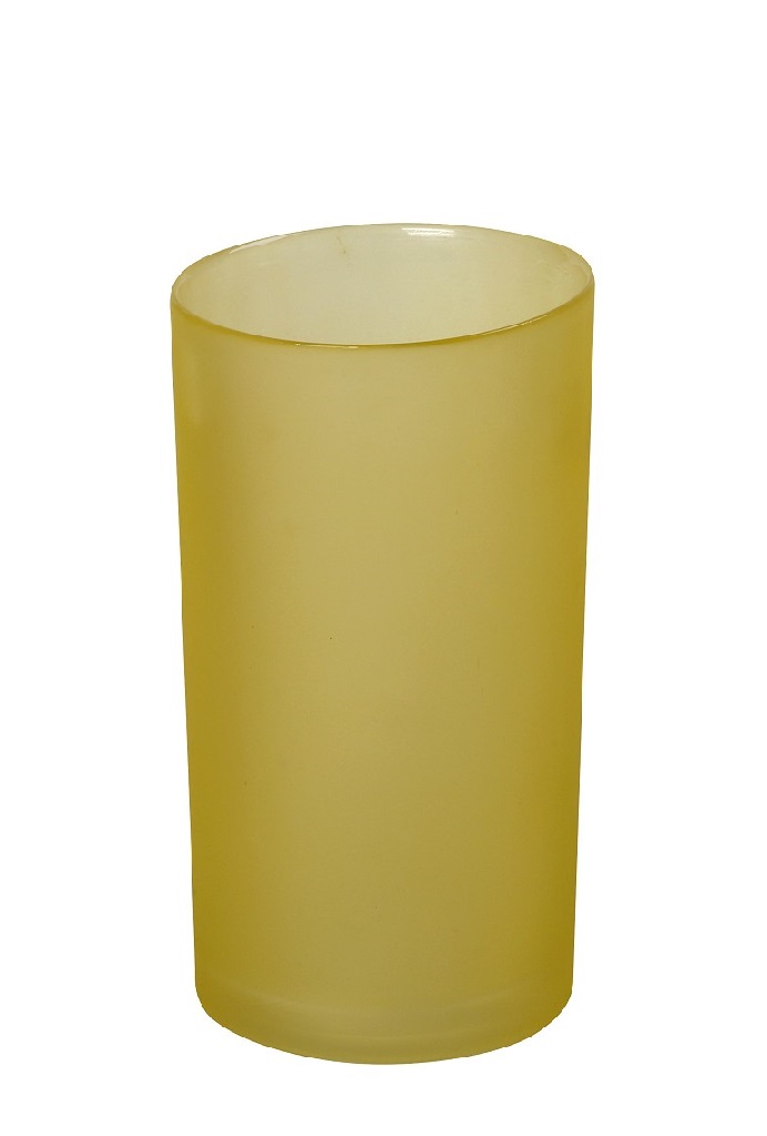 Βάζο Γυάλινο Κίτρινο Caprice ESPIEL 13x13x24εκ. DAC1711 (Υλικό: Γυαλί, Χρώμα: Κίτρινο ) - ESPIEL - DAC1711 150132