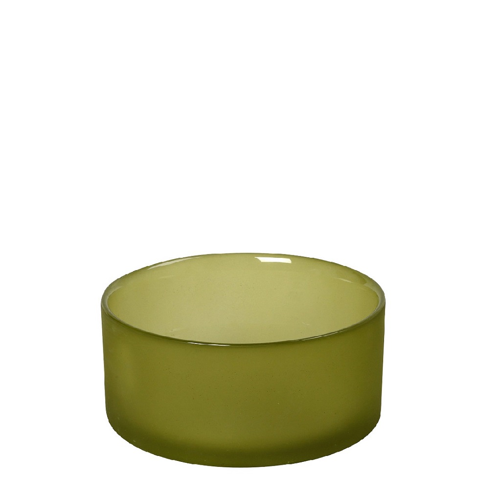 Μπωλ Σερβιρίσματος Γυάλινο Lime Caprice ESPIEL 15x15x6εκ. DAC1714K6 (Υλικό: Γυαλί, Χρώμα: Lime) – ESPIEL – DAC1714K6