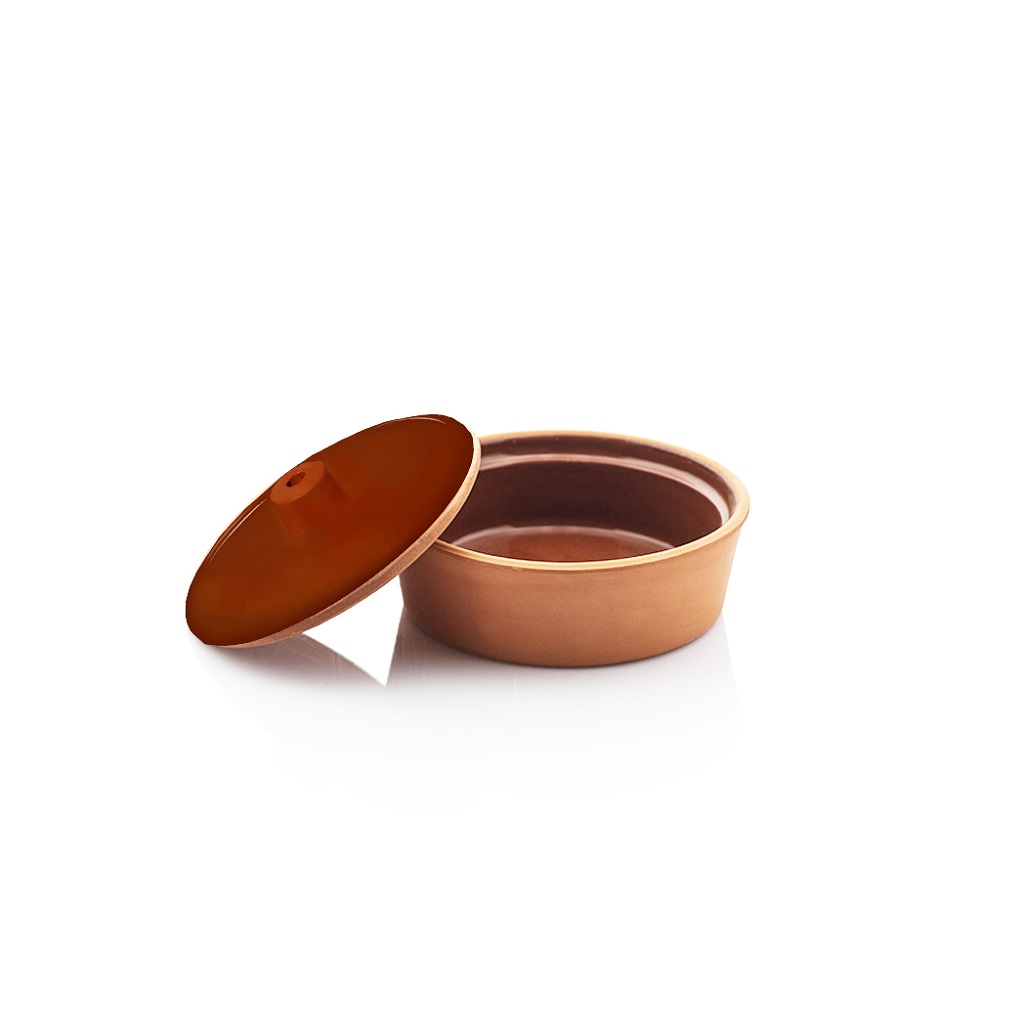 Πυρίμαχο Σκεπαστό Terracotta Brown ESPIEL 15x15x6εκ. NAK149K12-1 (Χρώμα: Καφέ) – ESPIEL – NAK149K12-1