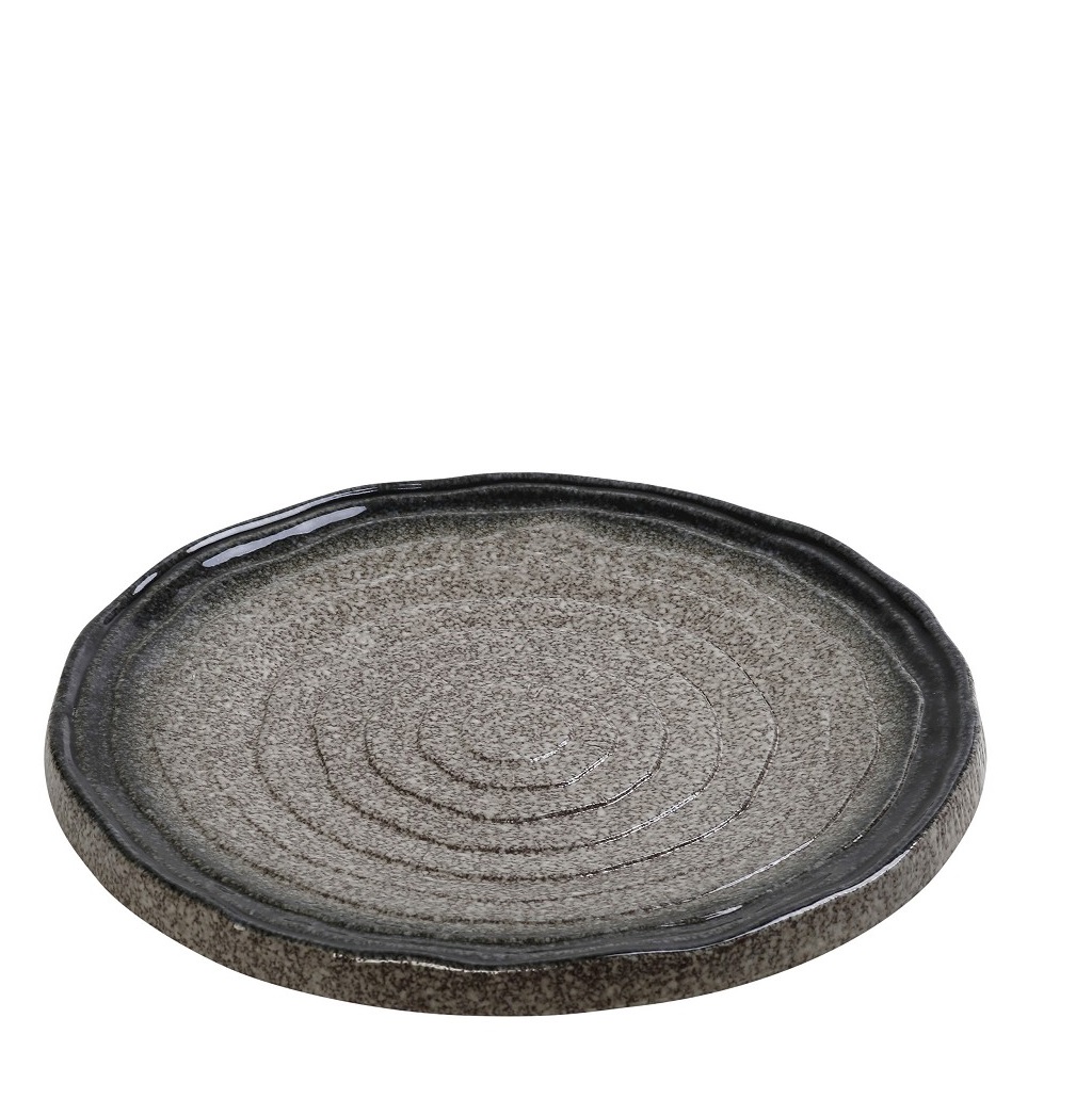 Πιάτο Φαγητού Ρηχό Stoneware Γκρι Kenya ESPIEL 26×3εκ. GMT219K2 (Σετ 2 Τεμάχια) (Χρώμα: Γκρι, Υλικό: Stoneware) – ESPIEL – GMT219K2