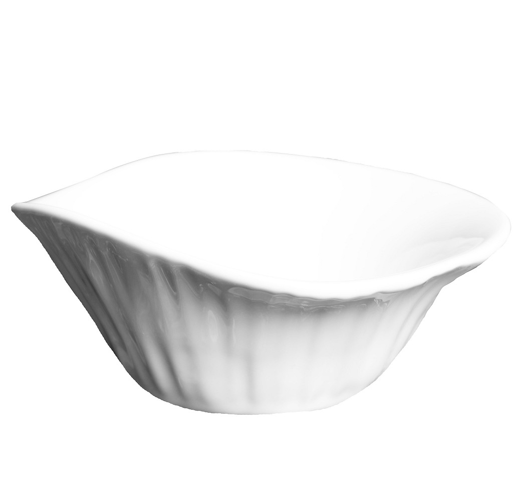 Μπωλ Σερβιρίσματος Πορσελάνης Volcano White Snow ESPIEL 13x5,5εκ. QAA109K6 (Υλικό: Πορσελάνη, Χρώμα: Λευκό) - ESPIEL - QAA109K6