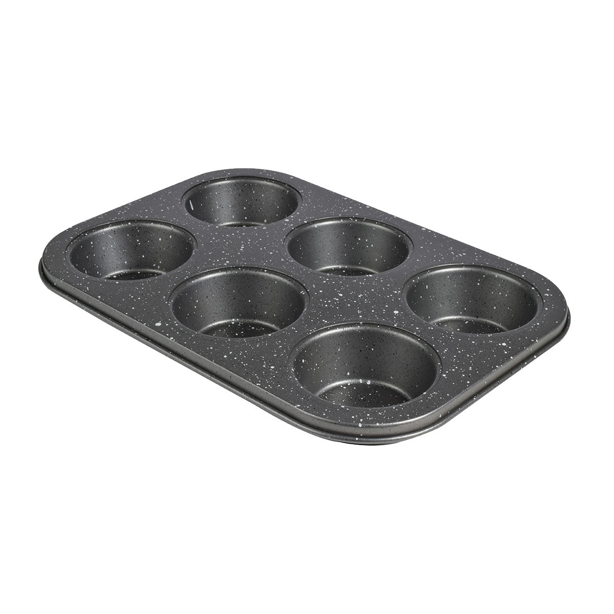 Φόρμα Muffin 6 Θέσεων Αντικολλητική Χάλυβα Estia 27x18x3εκ. 01-5269 (Υλικό: Χάλυβας ) – estia – 01-5269