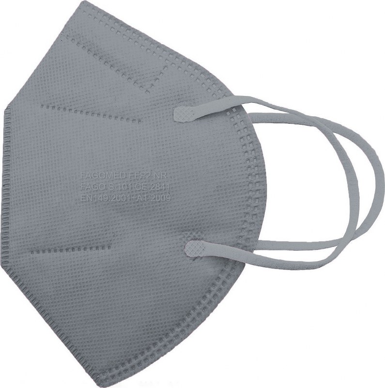 Μάσκα Προστασίας Ενηλίκων Σετ 10τμχ Famex Protective NR FFP2 Grey (Χρώμα: Γκρι) – FAMEX – famex-grey