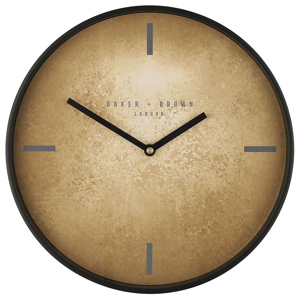 Ρολόι Τοίχου Baker Brown Καφέ iliadis 30εκ. 76462 (Χρώμα: Καφέ) - Iliadis - il_76462 158020