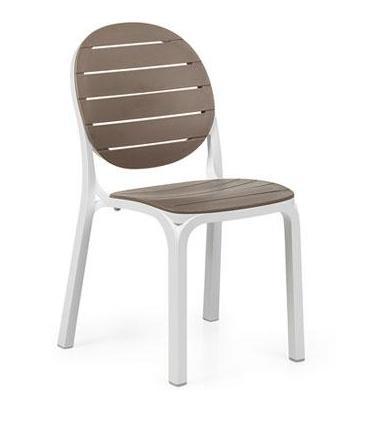 Καρέκλα Εξωτερικού Χώρου Erica White/Tortora – OEM – 13-erica-white/tortora