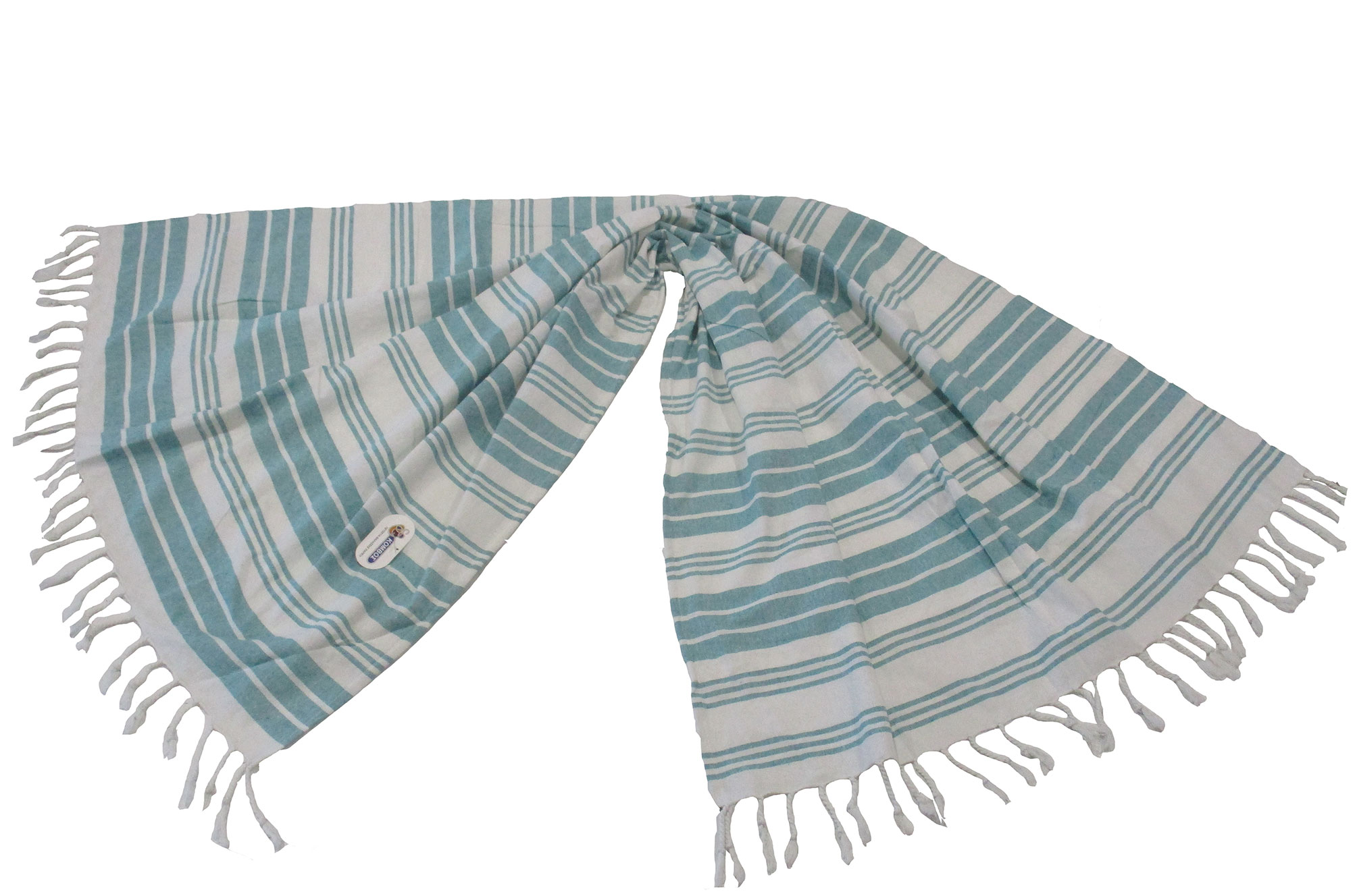 Πετσέτα Θαλάσσης – Παρεό 2 Όψεων Polycotton 90×180εκ. Με Ρίγες Πετρόλ Komvos Home 7010169-12 (Ύφασμα: 80% Cotton – 20% Polyester, Χρώμα: Πετρόλ ) – KOMVOS HOME – 7010169-12