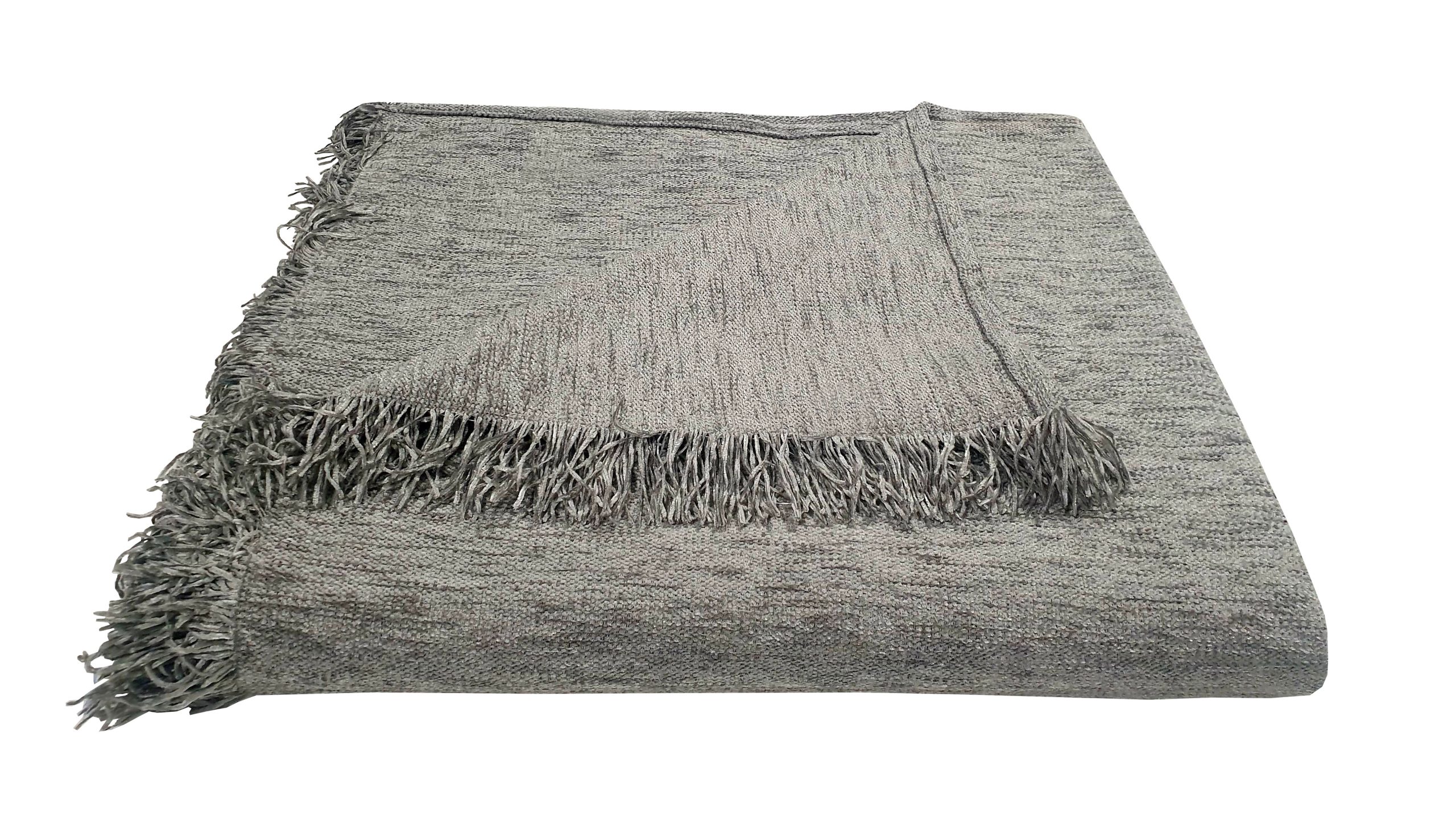 Ριχτάρι Acrylic-Polyester Διθέσιος 180×240εκ. Σενίλ Μονόχρωμο Light Grey Komvos Home 7045529-13 (Χρώμα: Γκρι, Ύφασμα: 77% Acrylic-23% Polyester) – KOMVOS HOME – 7045529-13