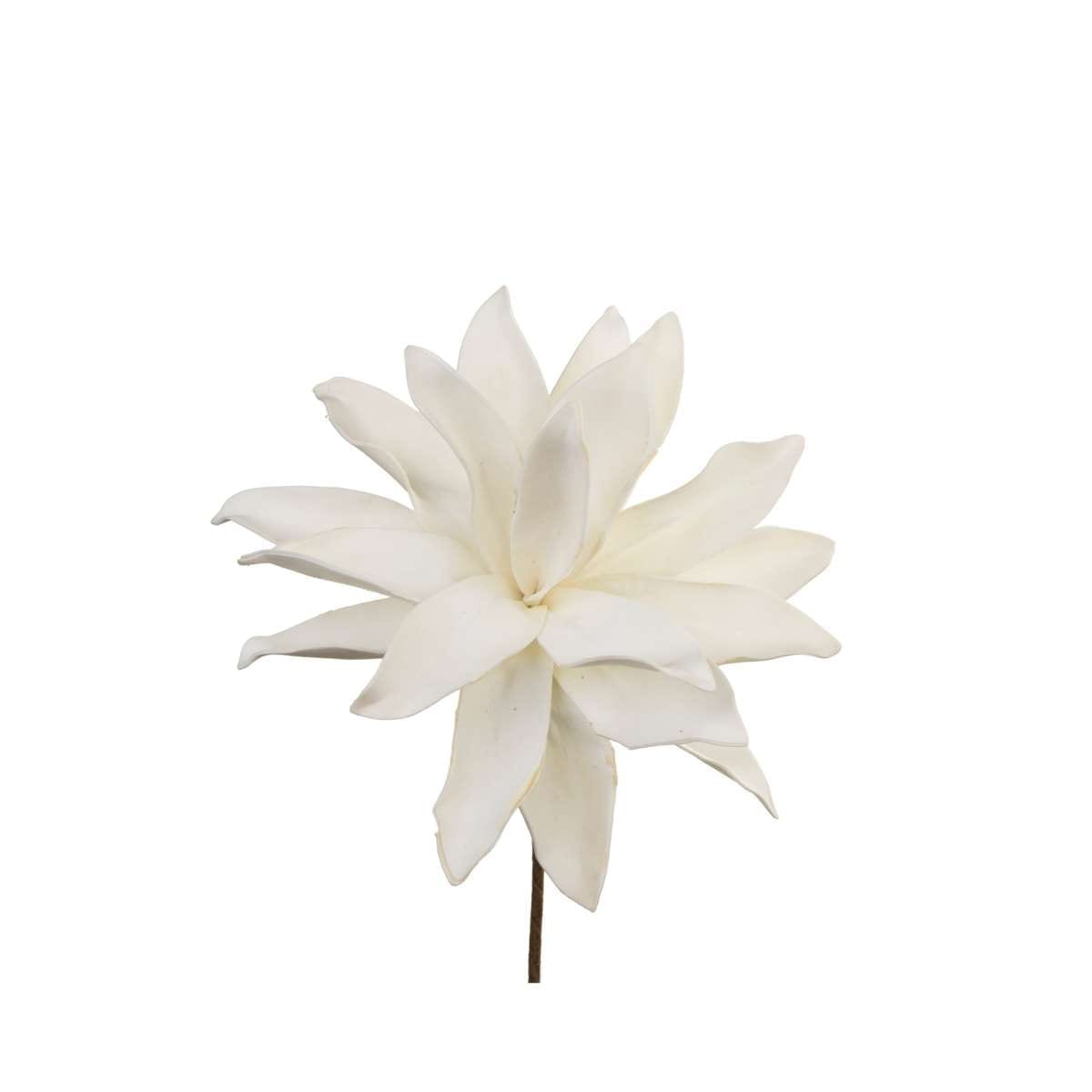 Λουλούδι Λευκό Art Et Lumiere 60εκ. 06071 (Σετ 6 Τεμάχια) (Χρώμα: Λευκό) - Art Et Lumiere - lumiere_06071 138115