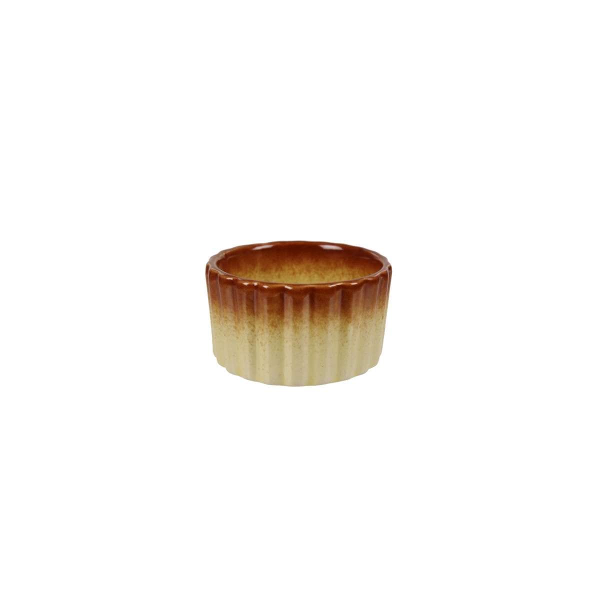 Πυρίμαχο Πυραντοχής Πορσελάνης Ράμκεν Μπεζ-Καφέ Art Et Lumiere 7,8×4,2εκ. 01409 (Υλικό: Πορσελάνη, Χρώμα: Καφέ) – Art Et Lumiere – lumiere_01409
