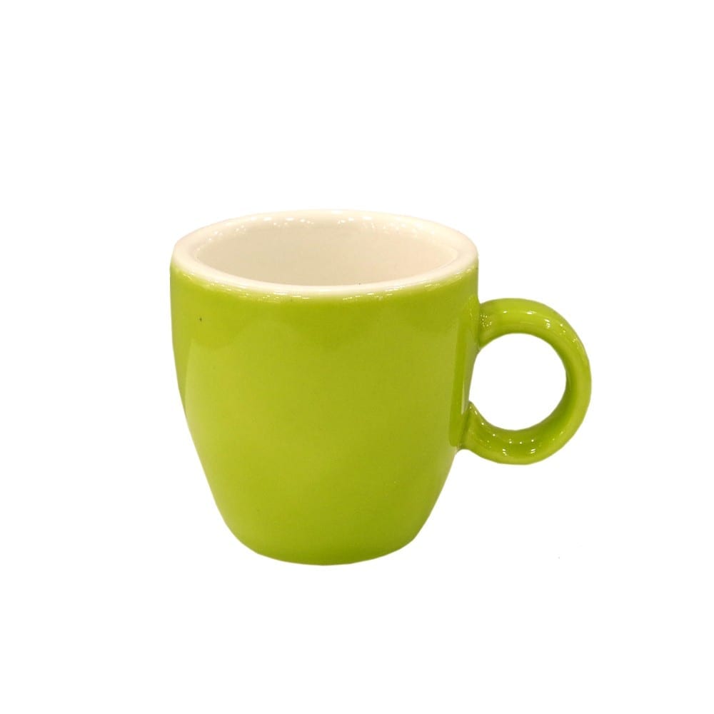 Φλυτζάνι Espresso Πορσελάνης Λαχανί Magic Art Et Lumiere 06742 (Σετ 4 Τεμάχια) (Υλικό: Πορσελάνη, Χρώμα: Λαχανί ) – Art Et Lumiere – lumiere_06742