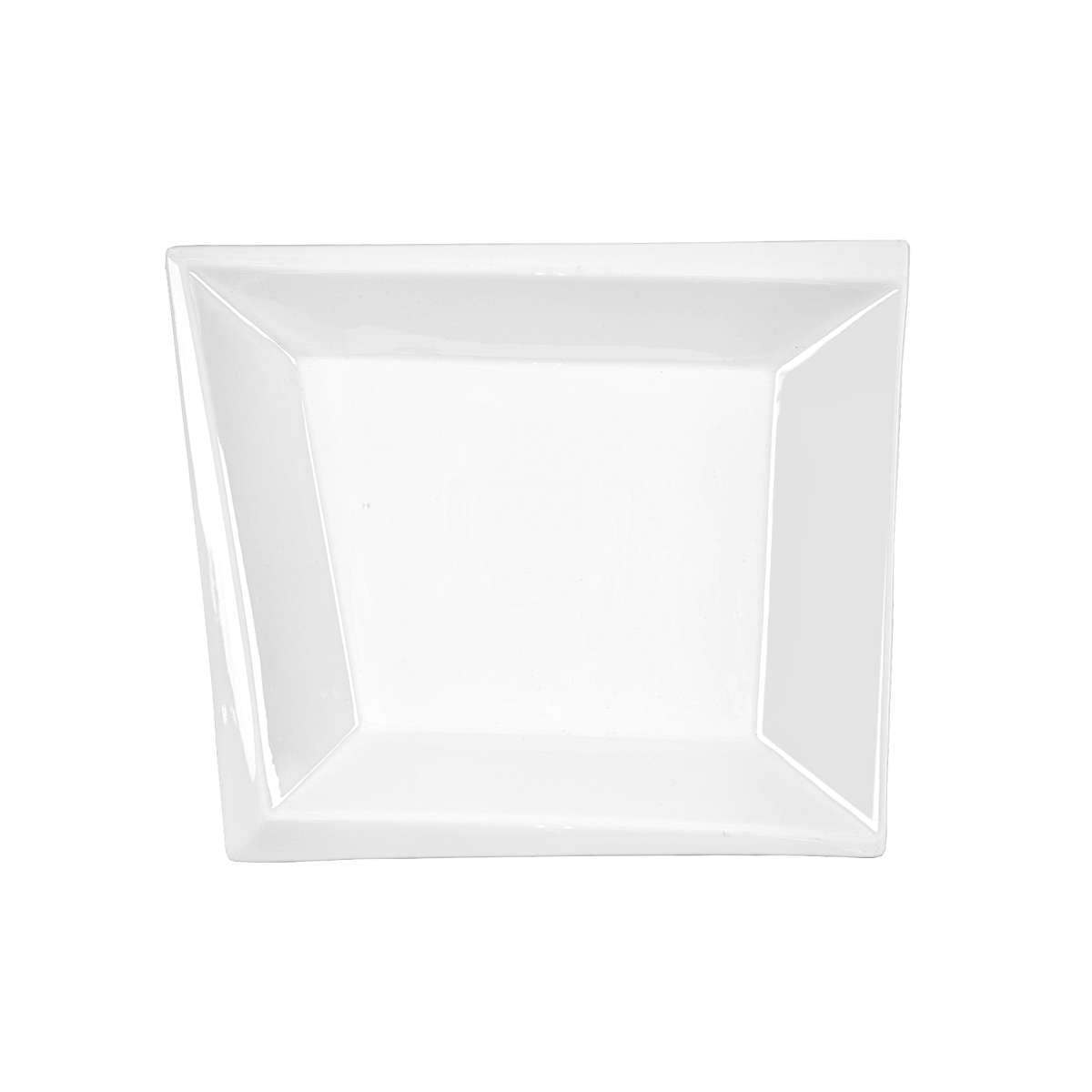 Πιάτο Βαθύ Πορσελάνης Diagonal Λευκό Art Et Lumiere 25x20x4,5εκ. 06986 (Σετ 6 Τεμάχια) (Υλικό: Πορσελάνη, Χρώμα: Λευκό) – Art Et Lumiere – lumiere_06986