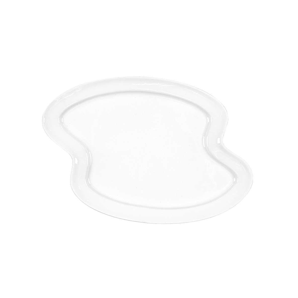 Πιάτο Πορσελάνης Λευκό Extreme Art Et Lumiere 30×20εκ. 07194 (Υλικό: Πορσελάνη, Χρώμα: Λευκό) – Art Et Lumiere – lumiere_07194