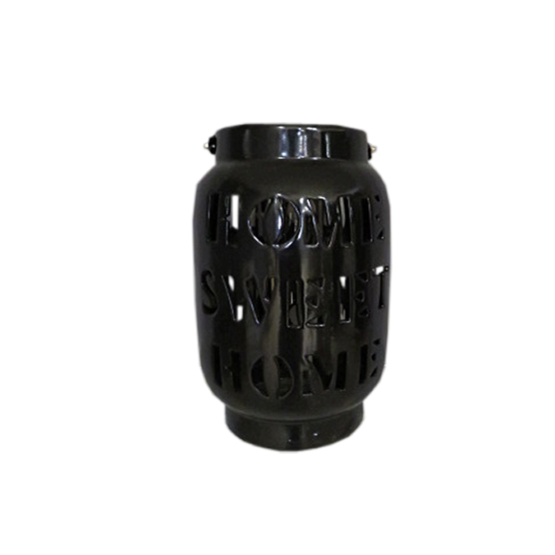 Φανάρι Κεραμικό Μαύρο Art Et Lumiere 19×28,5εκ. 11975 (Υλικό: Κεραμικό, Χρώμα: Μαύρο) – Art Et Lumiere – lumiere_11975