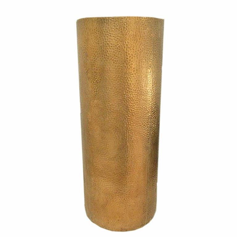 Βάζο Σφυρήλατο Κεραμικό Χρυσό Art Et Lumiere 32×80εκ. 03599 (Υλικό: Κεραμικό, Χρώμα: Χρυσό ) – Art Et Lumiere – lumiere_03599