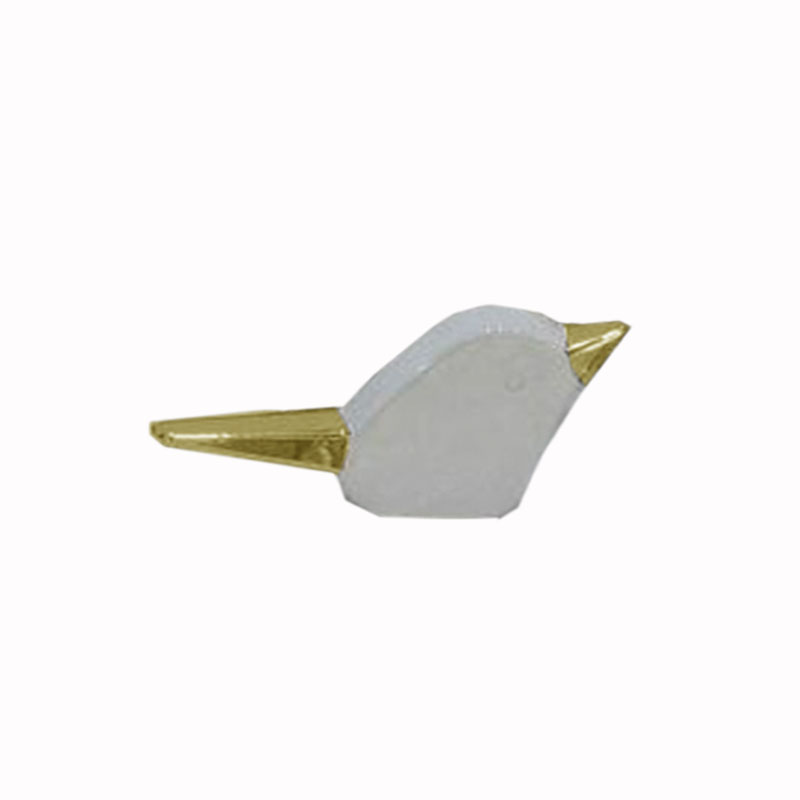 Διακοσμητικό Πουλάκι Κεραμικό Λευκό-Χρυσό Art Et Lumiere 15,5×9εκ. 10525 (Υλικό: Κεραμικό, Χρώμα: Λευκό) – Art Et Lumiere – lumiere_10525