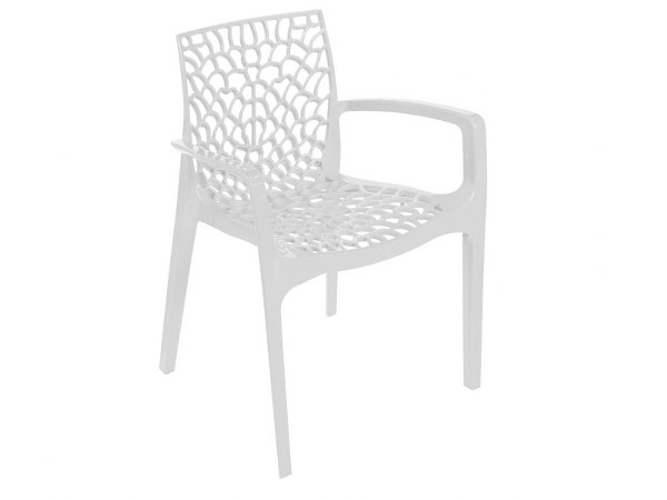 Πολυθρόνα Πολυπροπυλενίου Gruvyer White – OEM – 13-gruvyer-π-white