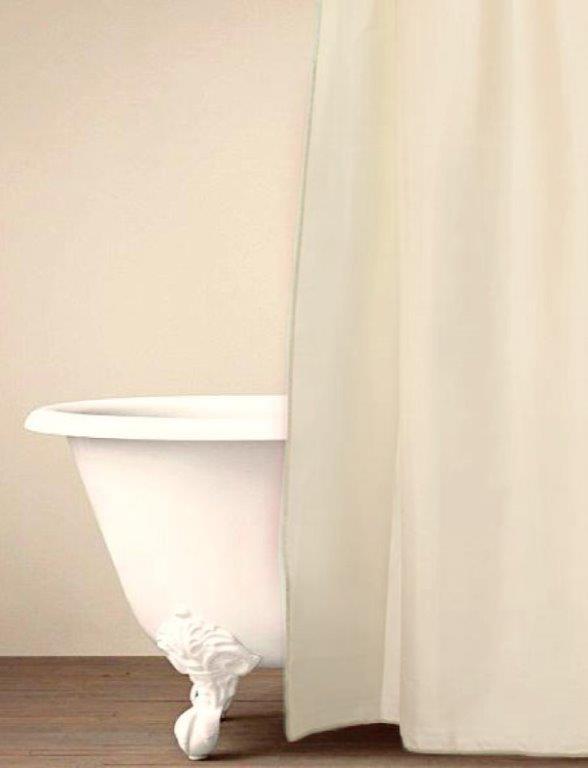 Κουρτίνα Μπάνιου Palamaiki Simple Cream 180×180εκ. – Palamaiki – 5205857181321
