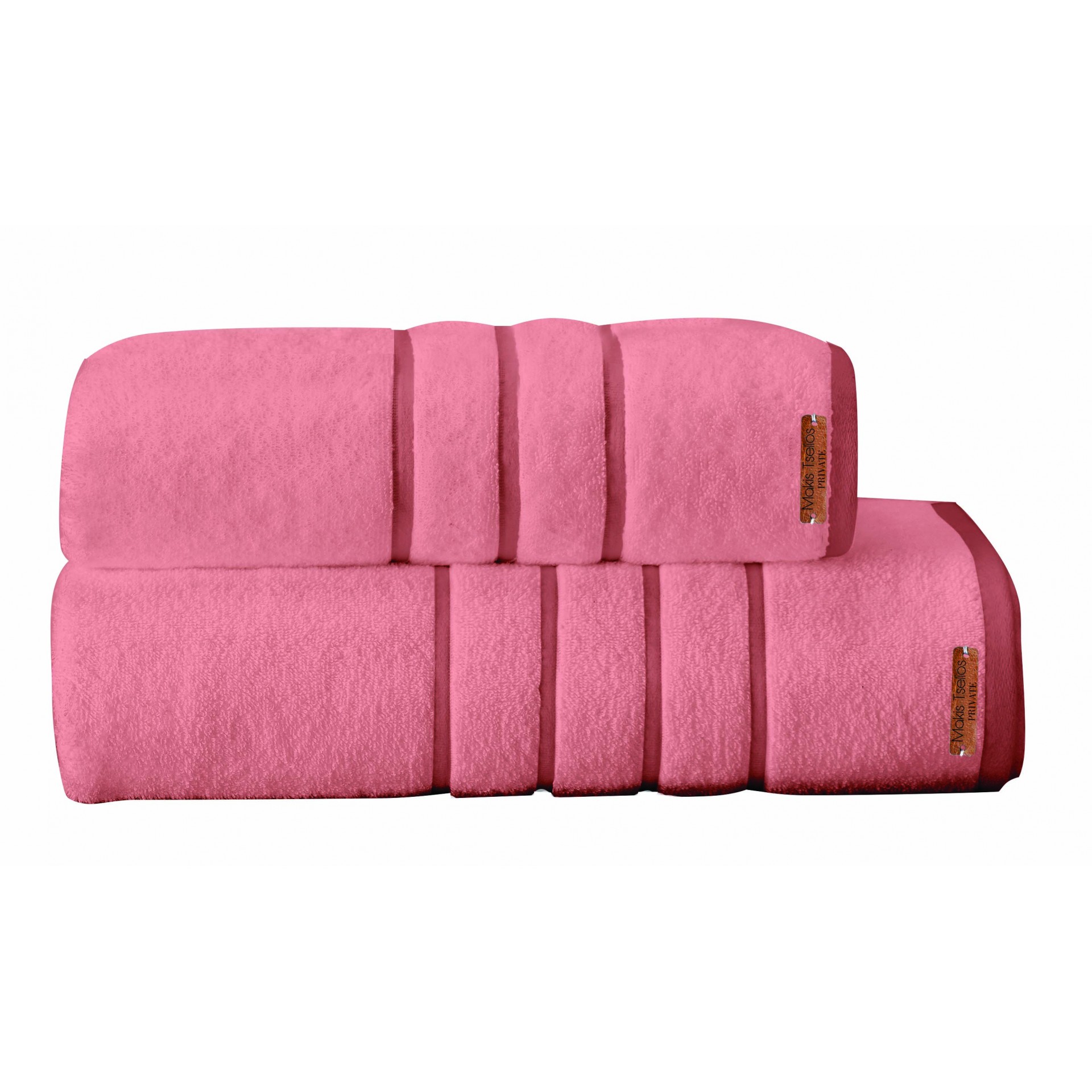 Πετσέτα Προσώπου Μεμονωμένη Βαμβακερή 50x90εκ. Prive Powder Pink Makis Tselios (Ύφασμα: Βαμβάκι 100%, Χρώμα: Ροζ) - Makis Tselios - 290310123456 149234
