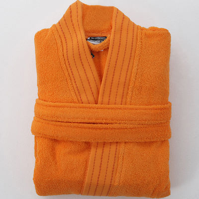 Μπουρνούζι Ενηλίκων Βαμβακερό Με Γιακά Small Designer Orange Sb home (Ύφασμα: Βαμβάκι 100%, Χρώμα: Πορτοκαλί) – Sb home – 5206864002333