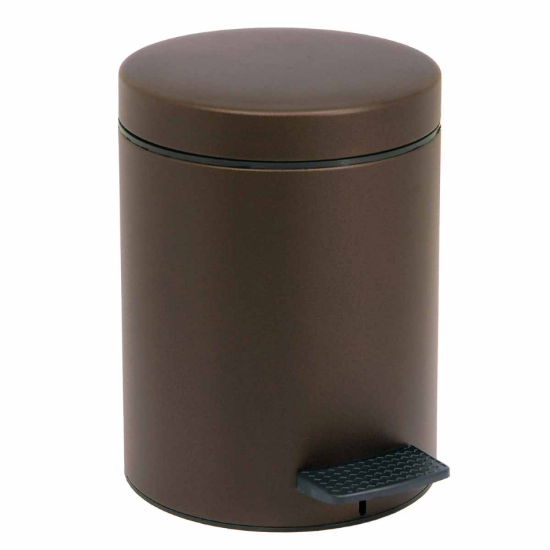 Κάδος Απορριμμάτων Matte Wenge 8lt Pam & Co 23×32εκ. 08-500-943 (Χρώμα: Καφέ, Υλικό: Χάλυβας ) – Pam & Co – 08-500-943